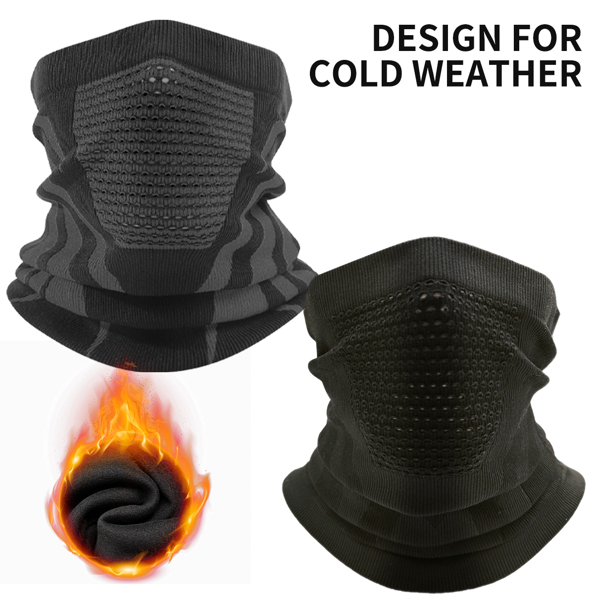 Mens Fashion Caps - Зимняя грелка для шеи, теплая флисовая