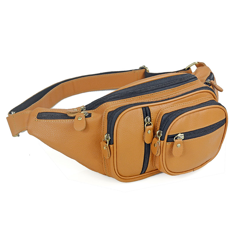 Fashion Harness Men - Мужские поясные сумки из натуральной кожи,
