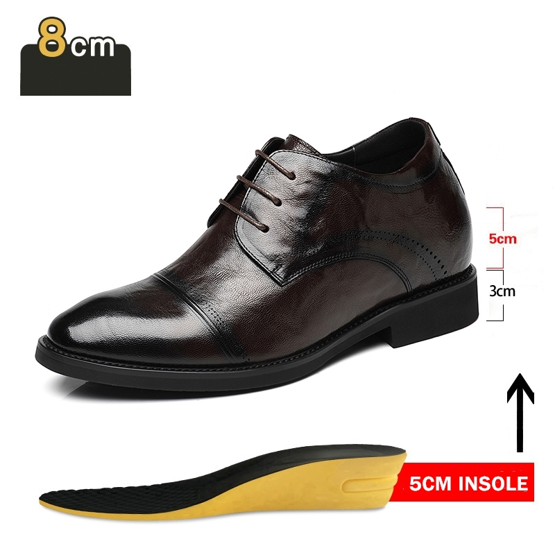 Oxford Shoes Brogue - Мужские деловые классические кожаные туфли, ботинки