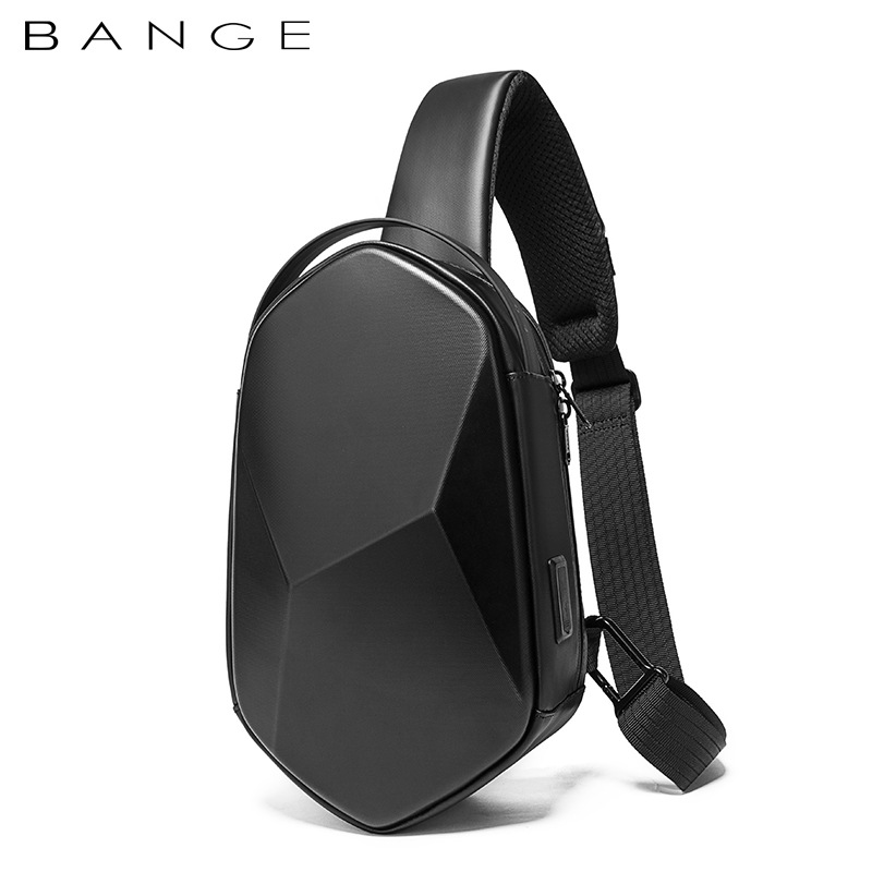 Fashion Harness Men - Сумка кросс-боди BANGE мужская с USB-зарядкой,