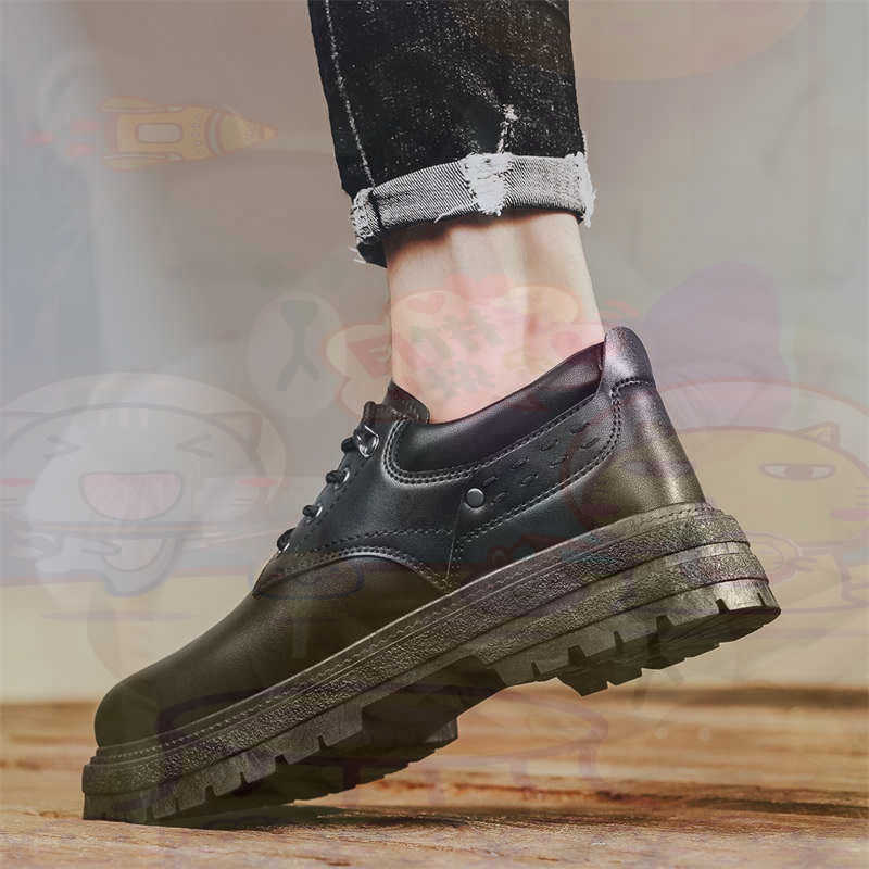 Men'S Fashion Over The Years - Темные модные кроссовки из натуральной кожи,