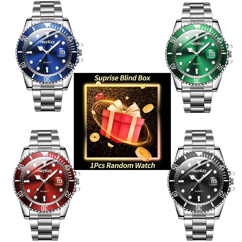 Fashion Mens Watches - 1 шт., загадочные часы-сюрприз, слепая коробка-модный