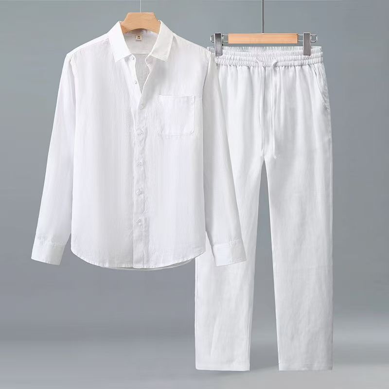 Mens Fashion Clothes - Комплект (рубашка + брюки) 2026: летняя