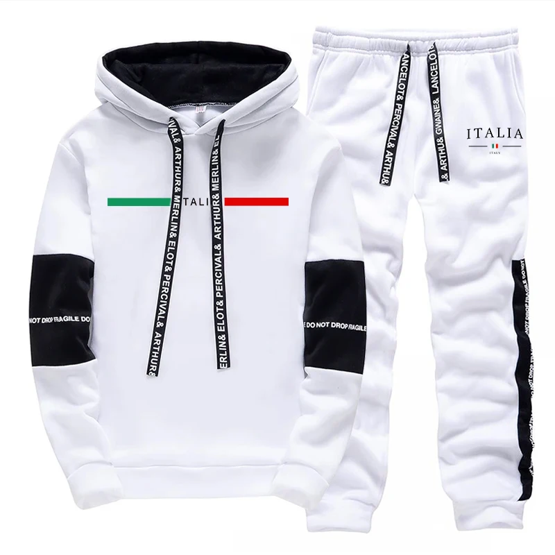 Men'S Fashion Clothing - Модный мужской спортивный костюм с принтом,