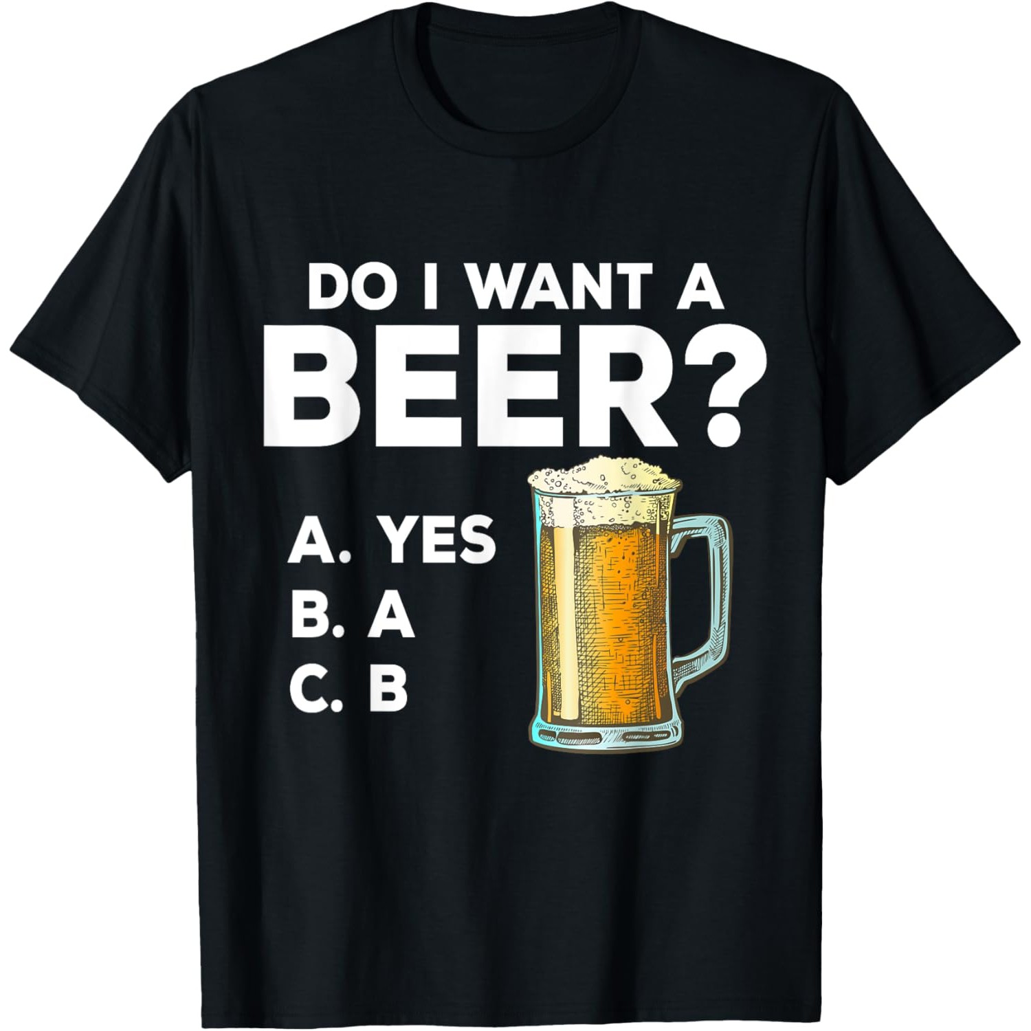 Men'S Fashion Quiz - Забавная футболка с графическим рисунком Beer