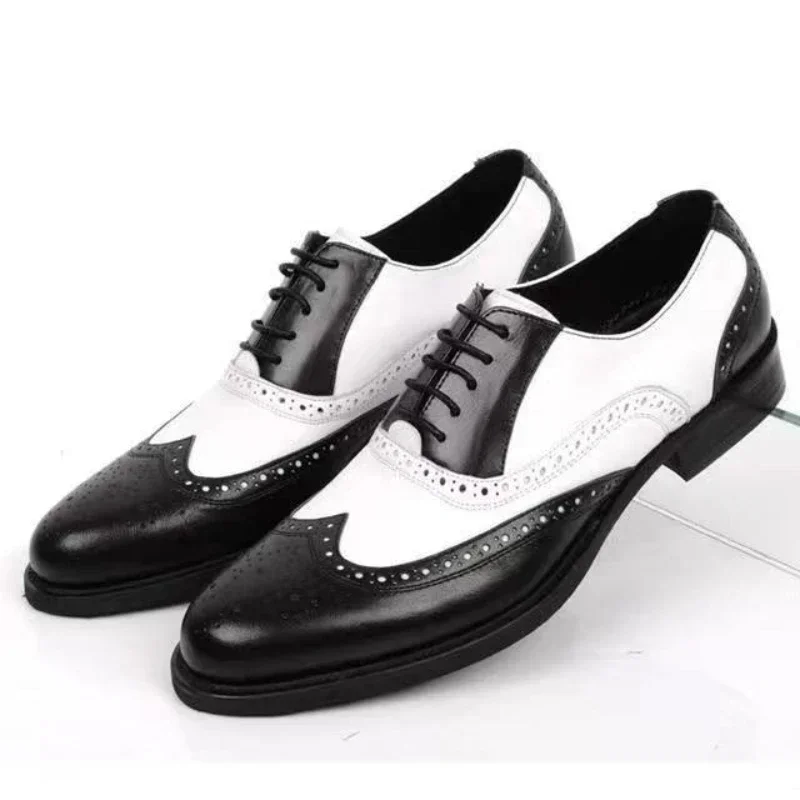 Oxford Shoes Brogue - Мужские модельные туфли разных цветов, мужская