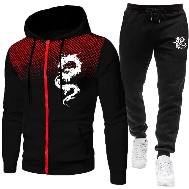 Men'S Fashion Clothing - Мужской модный комплект с принтом «Парижский