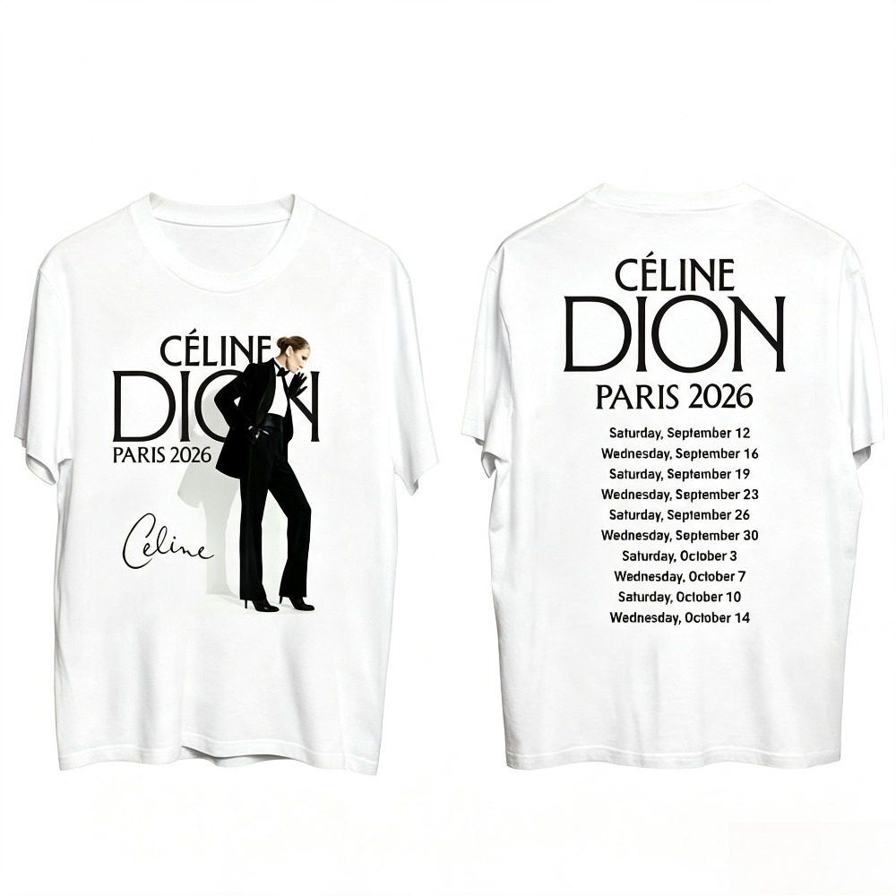 Paris Fashion Men - Футболка Селин Дион, тур по Парижу