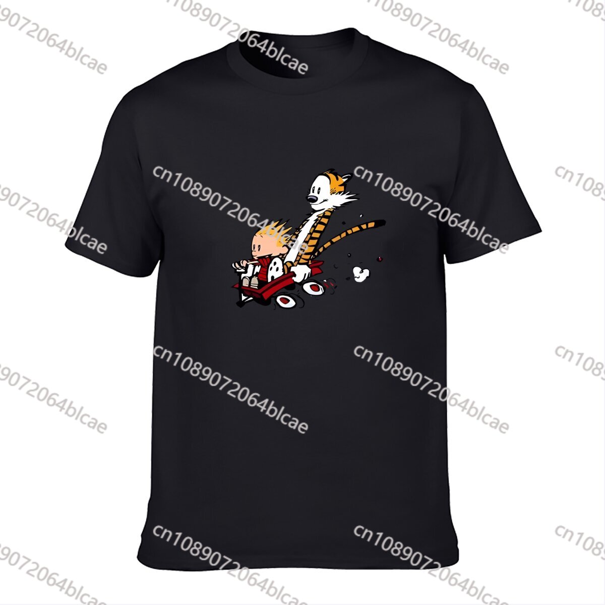 Mens Fashion Combination - Футболка C-Calvin and H-Hobbes, женская комбинированная