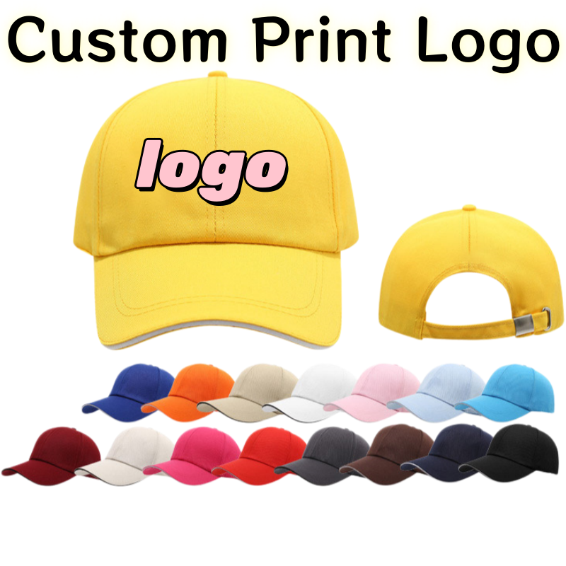 Mens Fashion Caps - Бейсболка с индивидуальным принтом логотипа, из