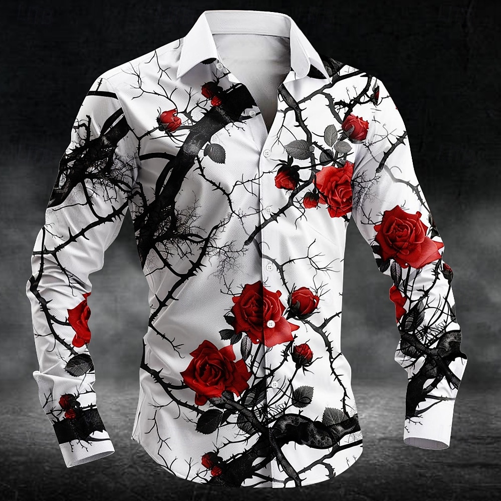 Mens Fashion Top - Модная мужская рубашка с 3D-принтом в