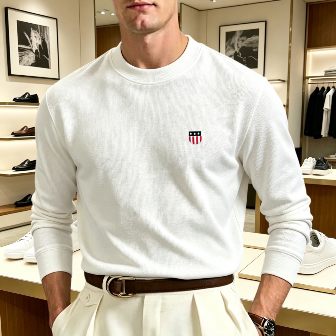 Мягкая хлопковая мужская футбо – обзор и цена Mens Fashion Top