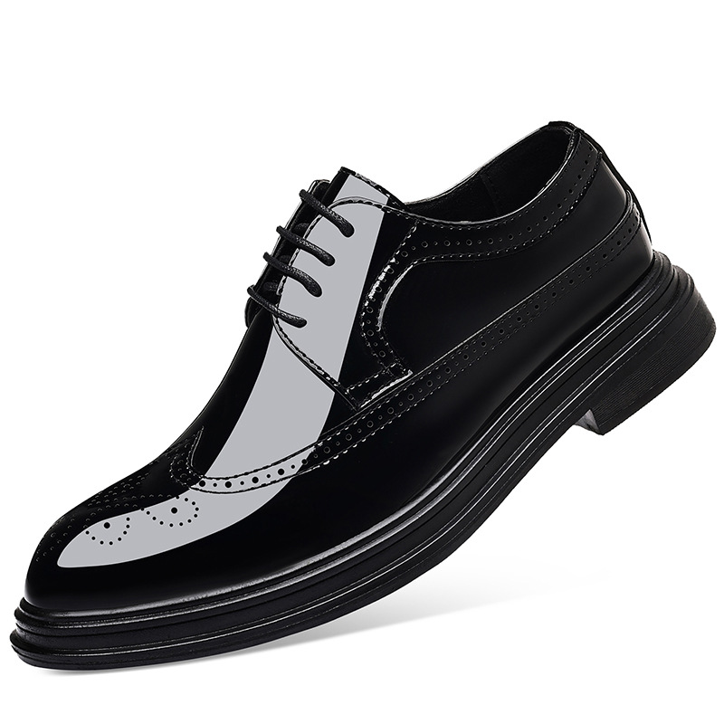 Мужские лакированные туфли-бро – обзор и цена Oxford Shoes Brogue