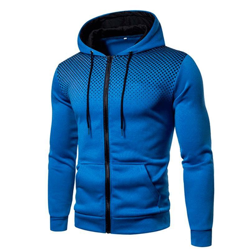 Новинка 2025, мужская толстовк – обзор и цена Men'S Fashion Zipper Hoodie