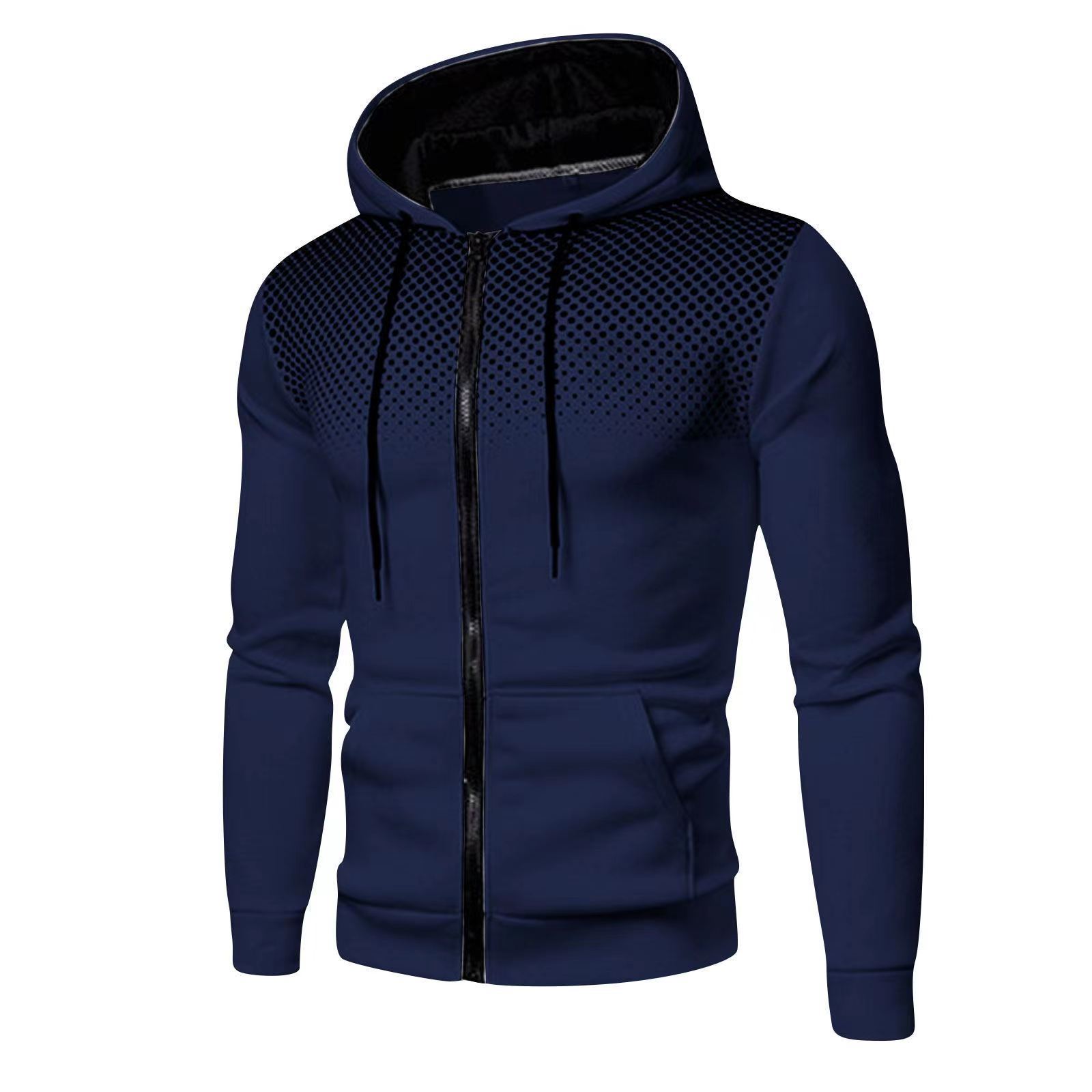 Новинка 2025, мужская толстовк – обзор и цена Men'S Fashion Zipper Hoodie