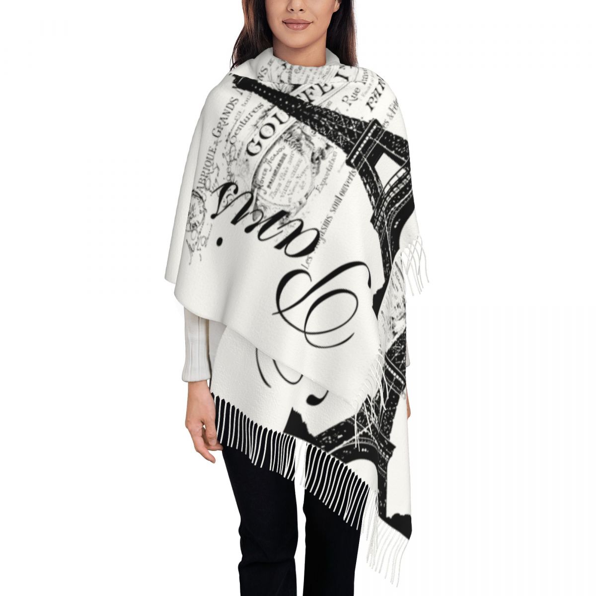 Винтажный шарф с принтом на за – обзор и цена Paris Fashion Men