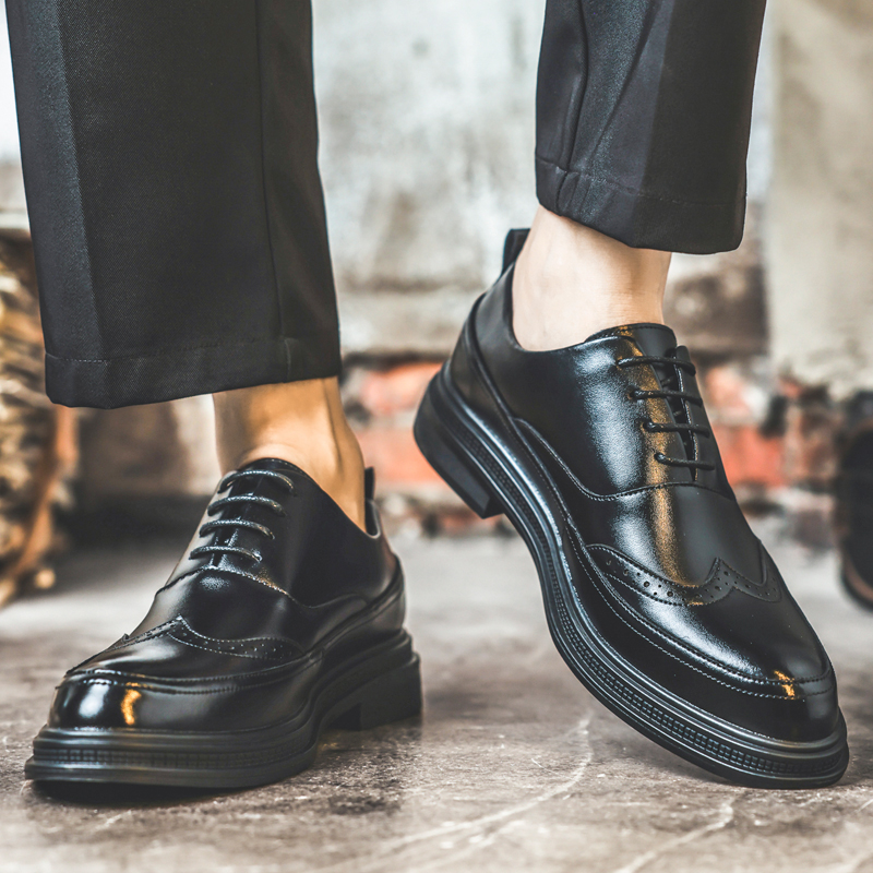 Мужские кожаные туфли для увел – обзор и цена Oxford Shoes Brogue
