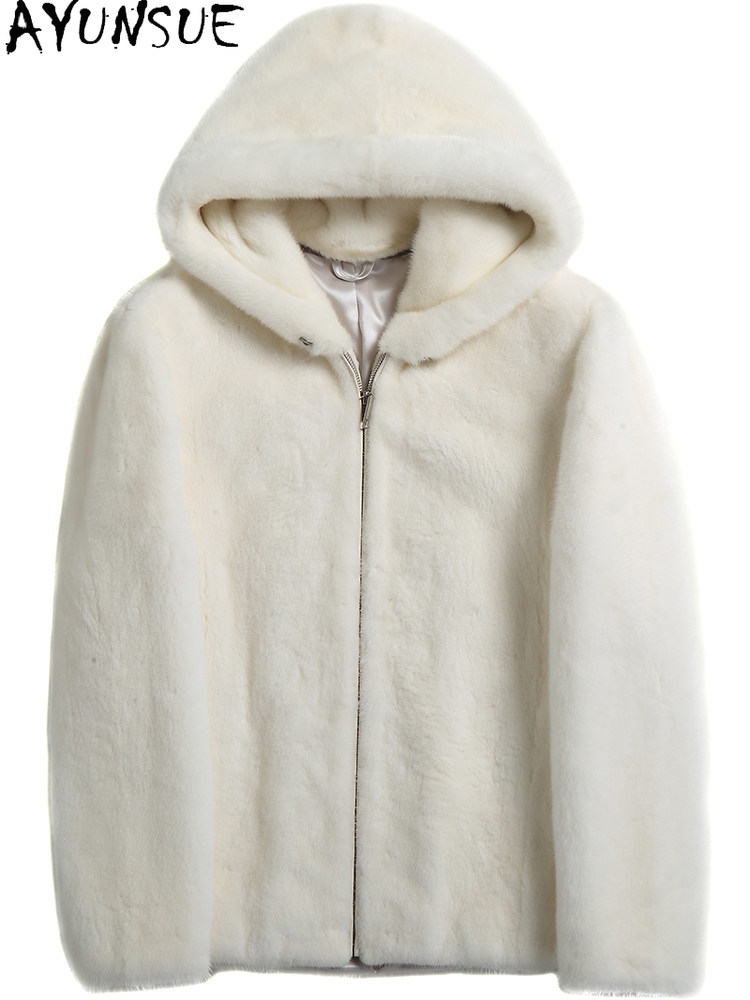 AYUSNUE Натуральная норковая ш – обзор и цена Men'S Fashion Zipper Hoodie