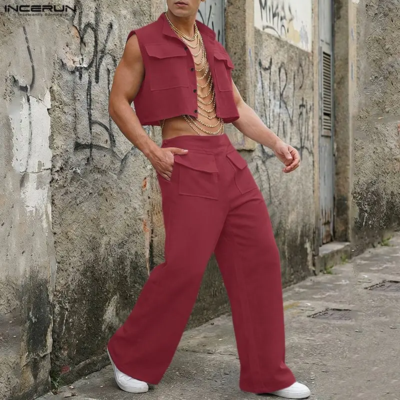 Мужской комплект INCERUN: одно – обзор и цена Mens Fashion Clothes