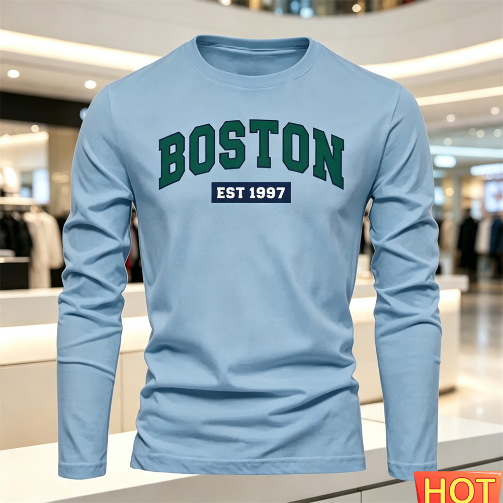 Мужская футболка с длинными ру – обзор и цена Mens Fashion Top