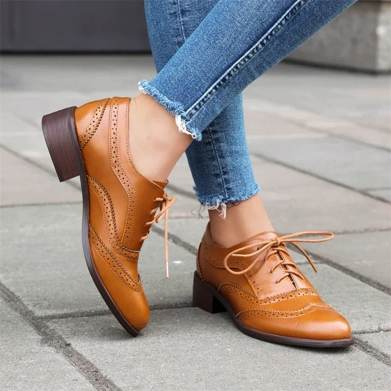 Британские женские оксфорды на – обзор и цена Oxford Shoes Brogue