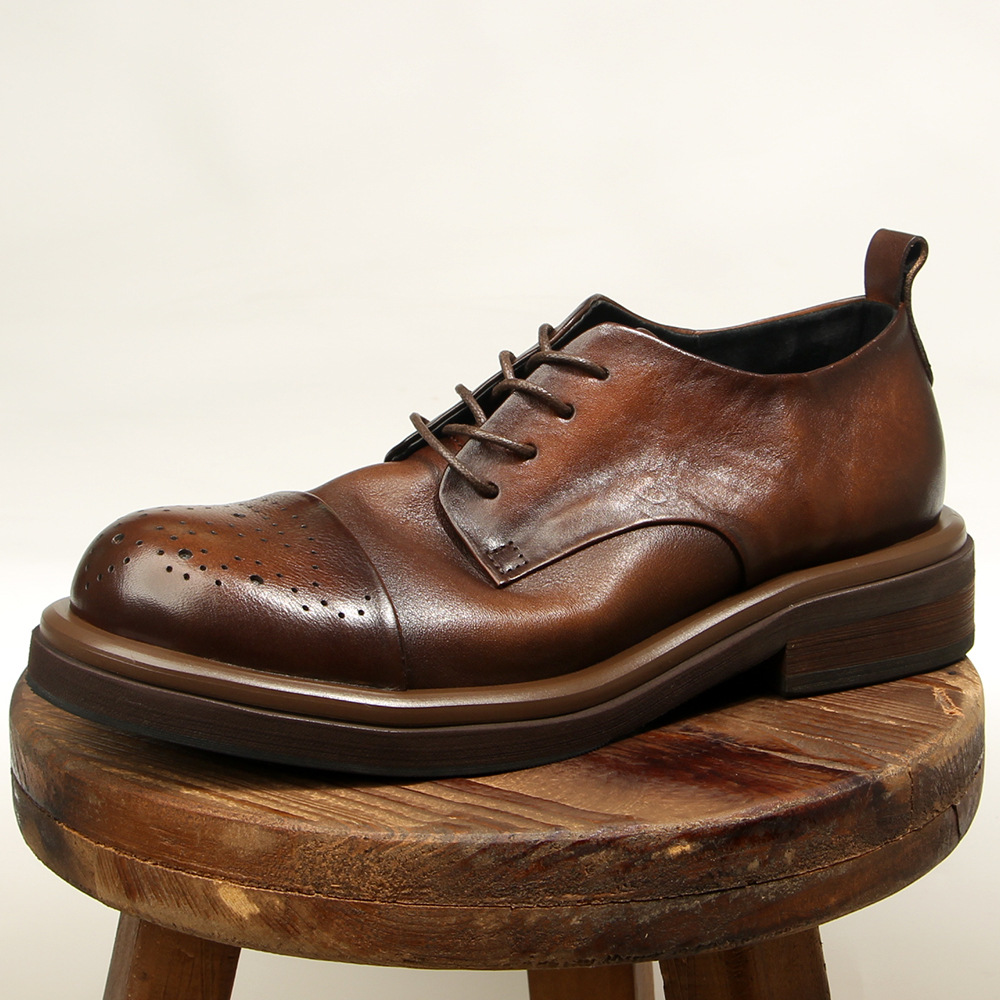 Мужские броги из натуральной к – обзор и цена Oxford Shoes Brogue