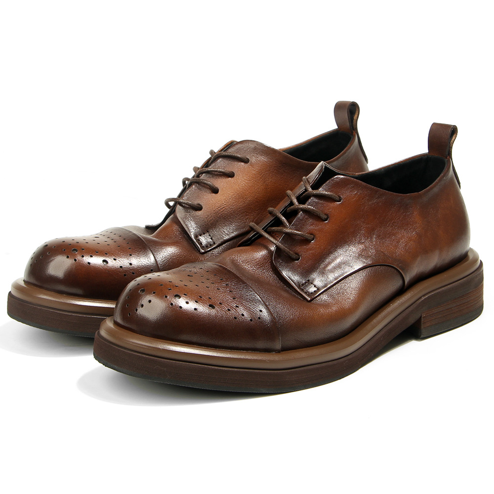 Мужские броги из натуральной к – обзор и цена Oxford Shoes Brogue