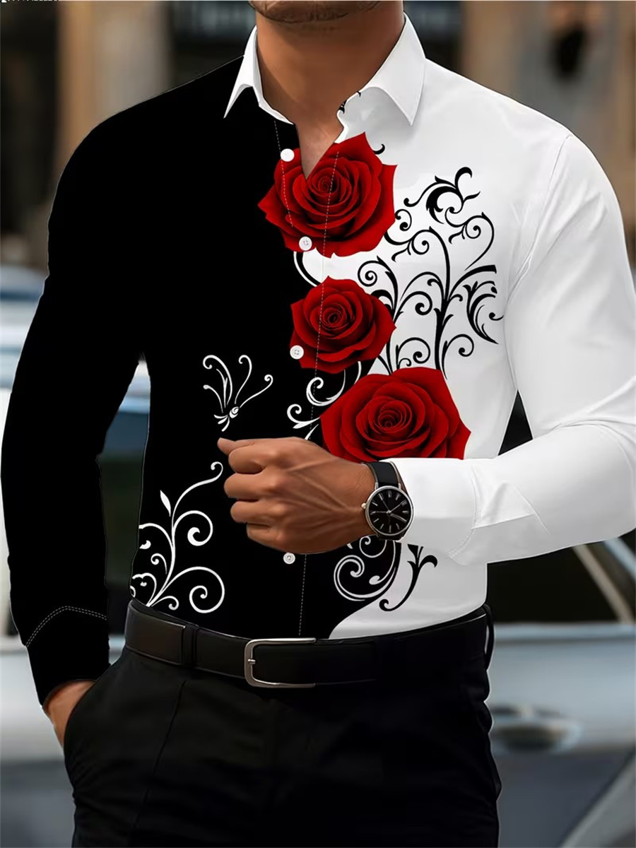 Мужская рубашка с длинным рука – обзор и цена Mens Fashion Top