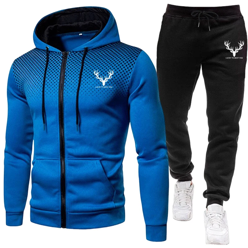 Новинка 2026: Мужской комплект – обзор и цена Men'S Fashion Zipper Hoodie