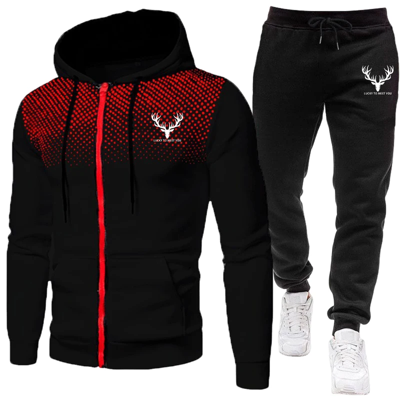 Новинка 2026: Мужской комплект – обзор и цена Men'S Fashion Zipper Hoodie
