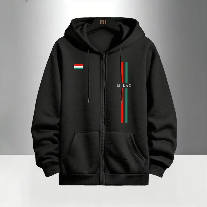 Мужской спортивный костюм 2026 – обзор и цена Men'S Fashion Zipper Hoodie