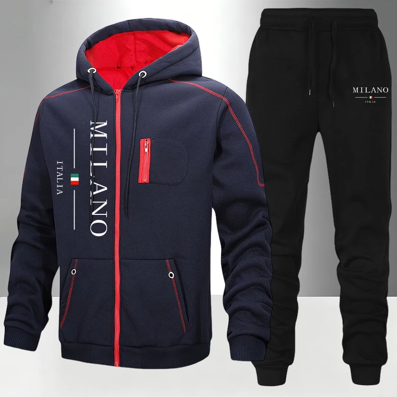 Итальянский модный мужской ком – обзор и цена Men'S Fashion Zipper Hoodie