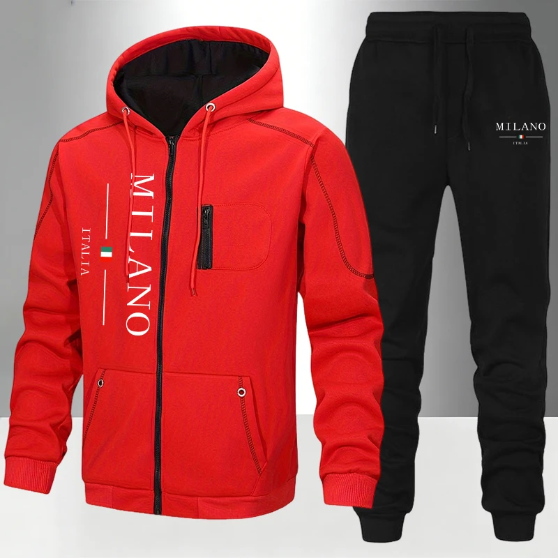 Итальянский модный мужской ком – обзор и цена Men'S Fashion Zipper Hoodie