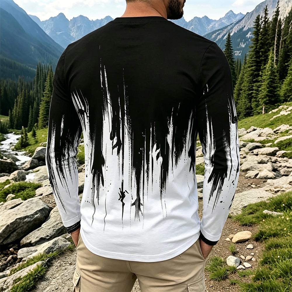 Мужская футболка с длинным рук – обзор и цена Mens Fashion Top
